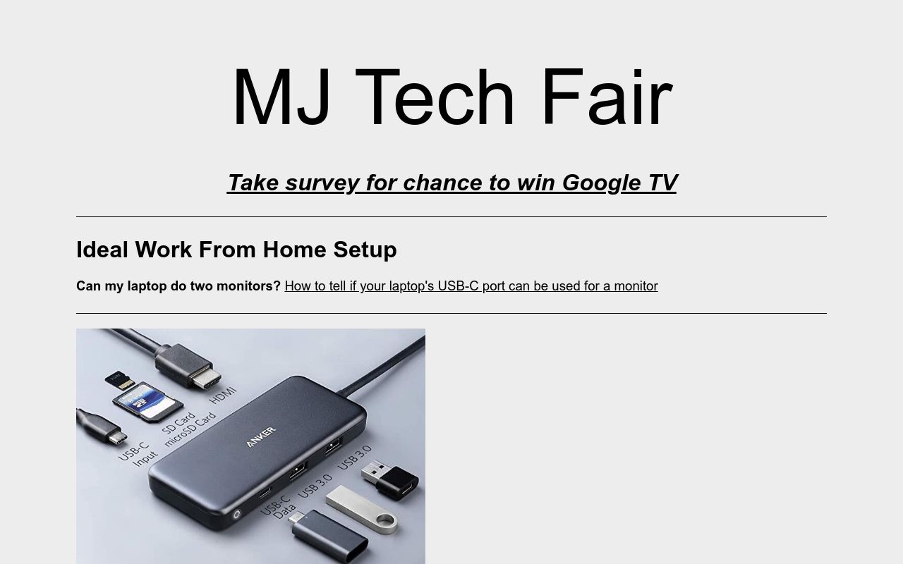 MJ Tech Fair